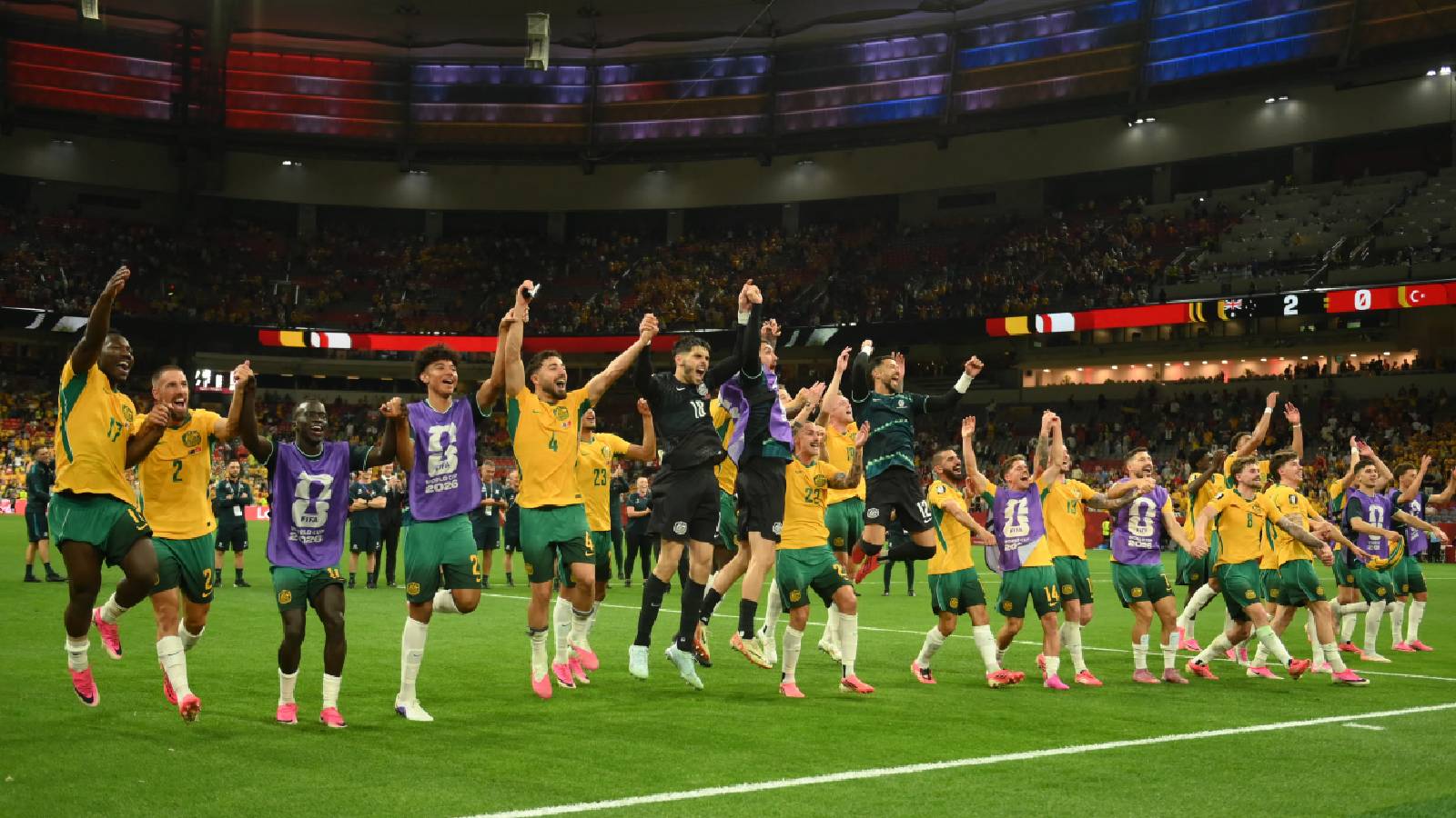 Australia spoils Turkey's return to the World Cup with a 2-0 victory