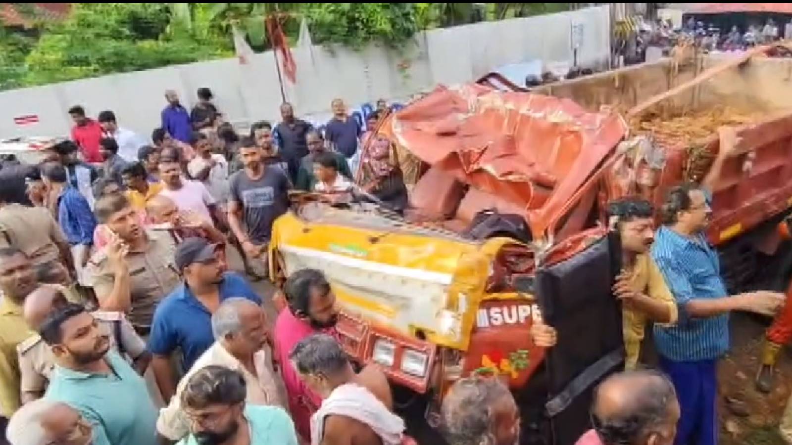 Tipper lorry rams into bus stop in Kerala, killing at least three