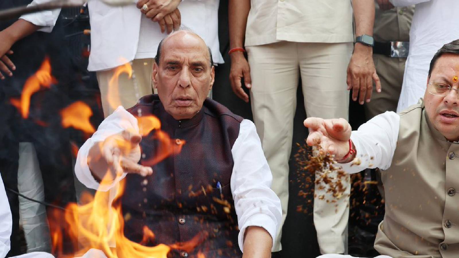 Row over Op Sindoor martyrs: Congress seeks Rajnath's resignation for 'lying' in Parliament