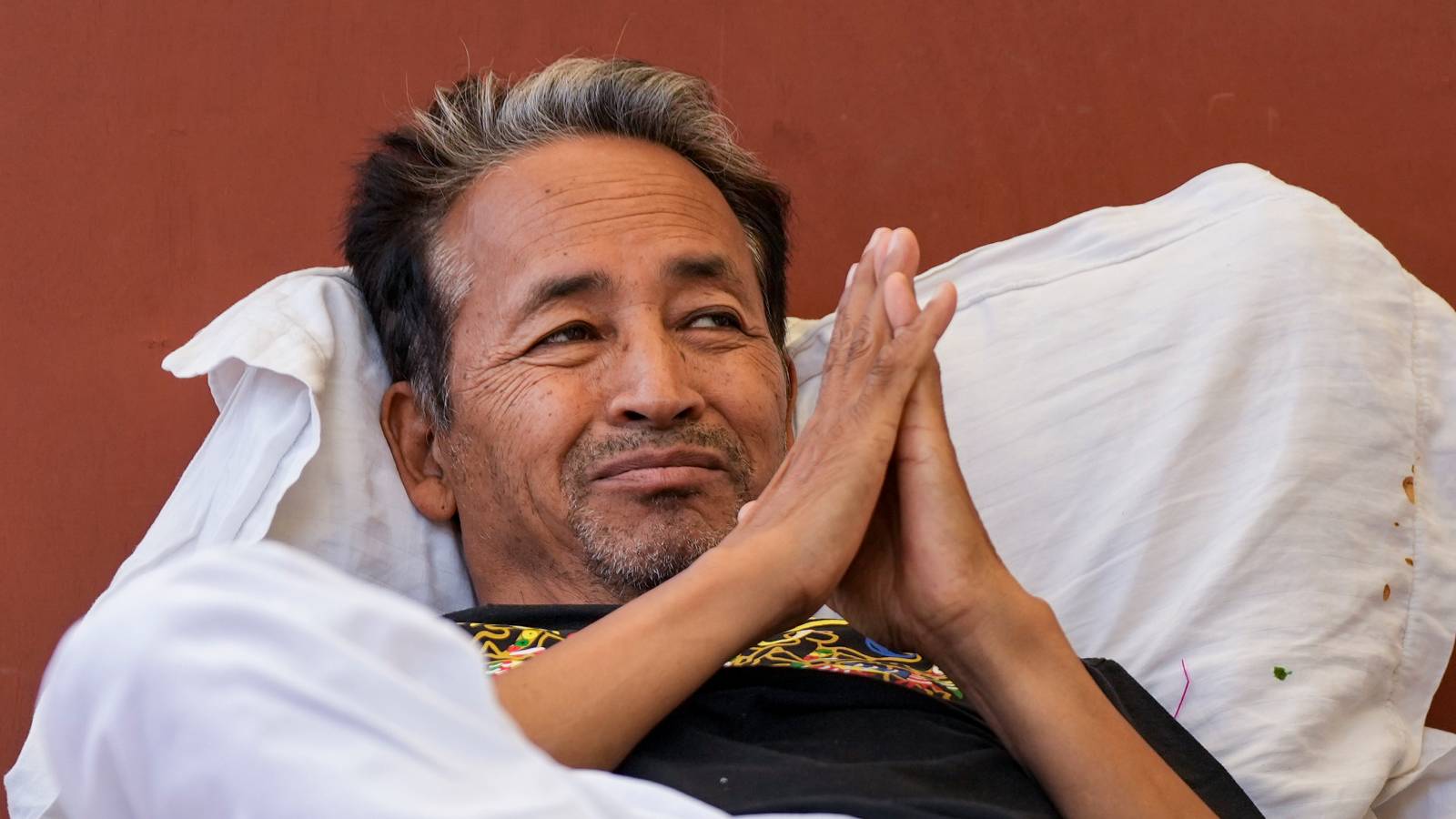Wangchuk urges peaceful protests, says 'our response must only be flowers'