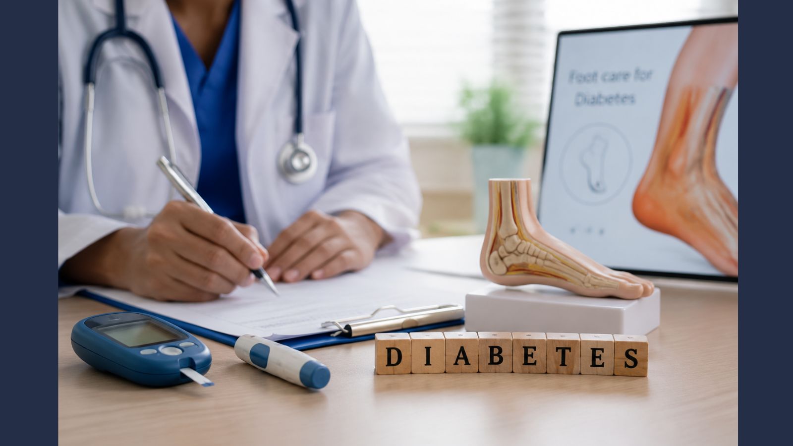 Ignoring minor foot injuries can lead to amputations in people with diabetes, doctors warn
