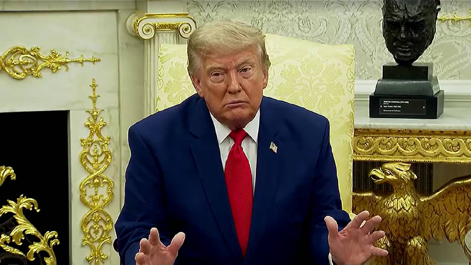 "You should not be here," says Trump to CNN journalist at UNGA