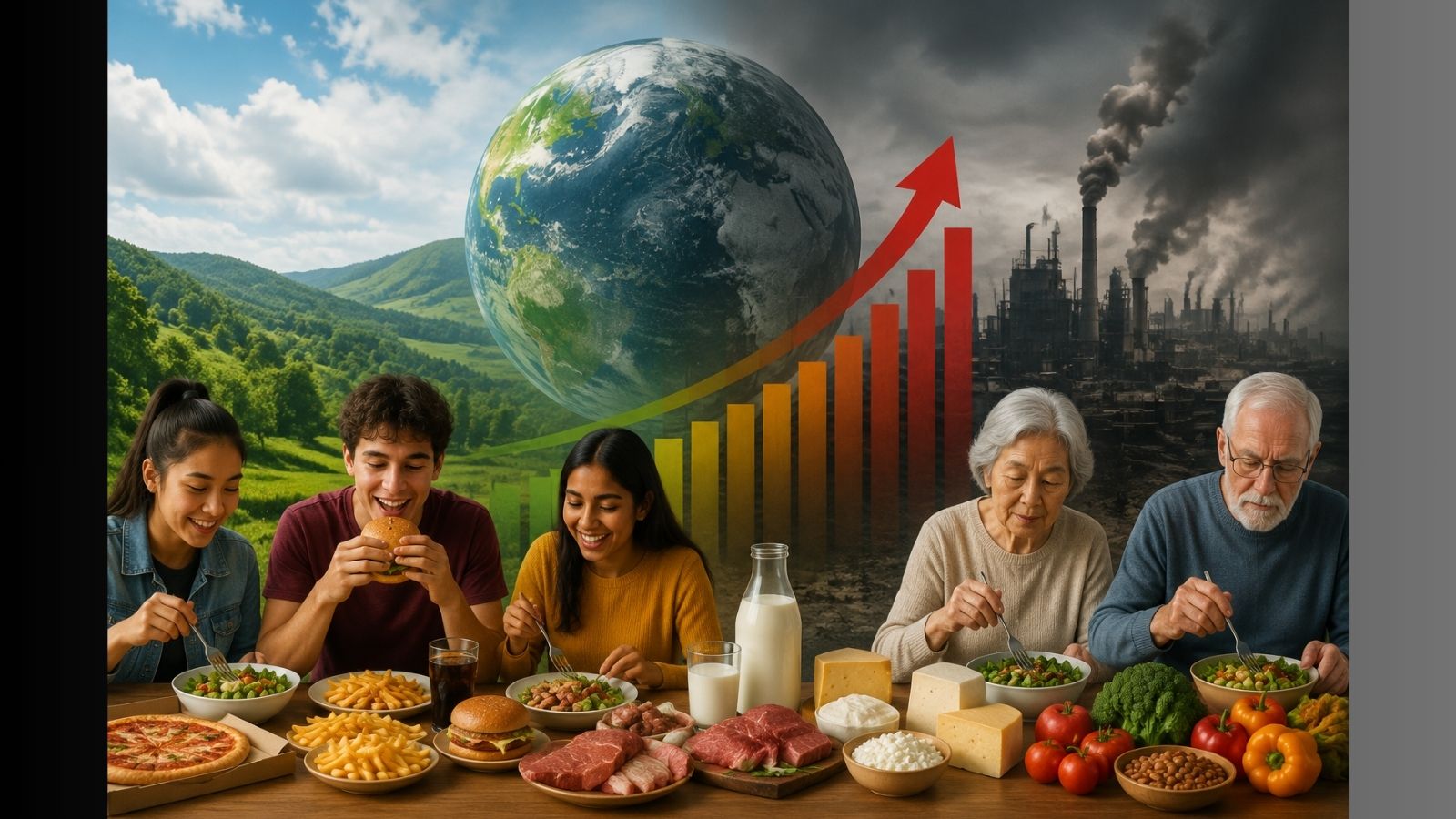 Young people drive food emissions, but ageing populations are fuelling fastest growth: Study