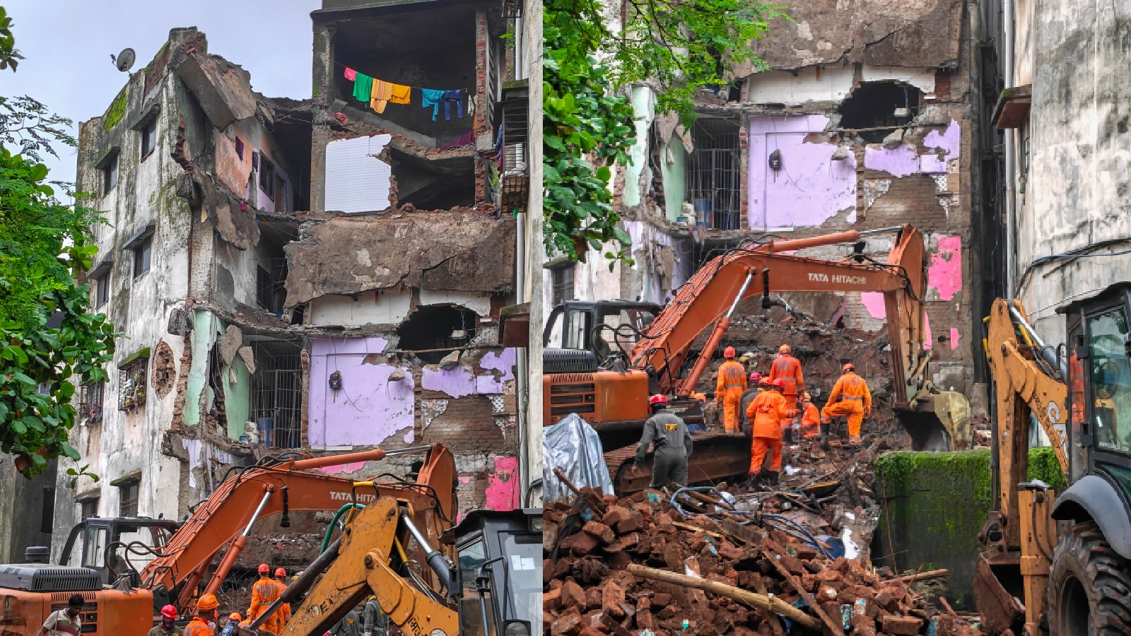 Bhiwandi building collapse death toll rises to nine; two to three still trapped under rubble
