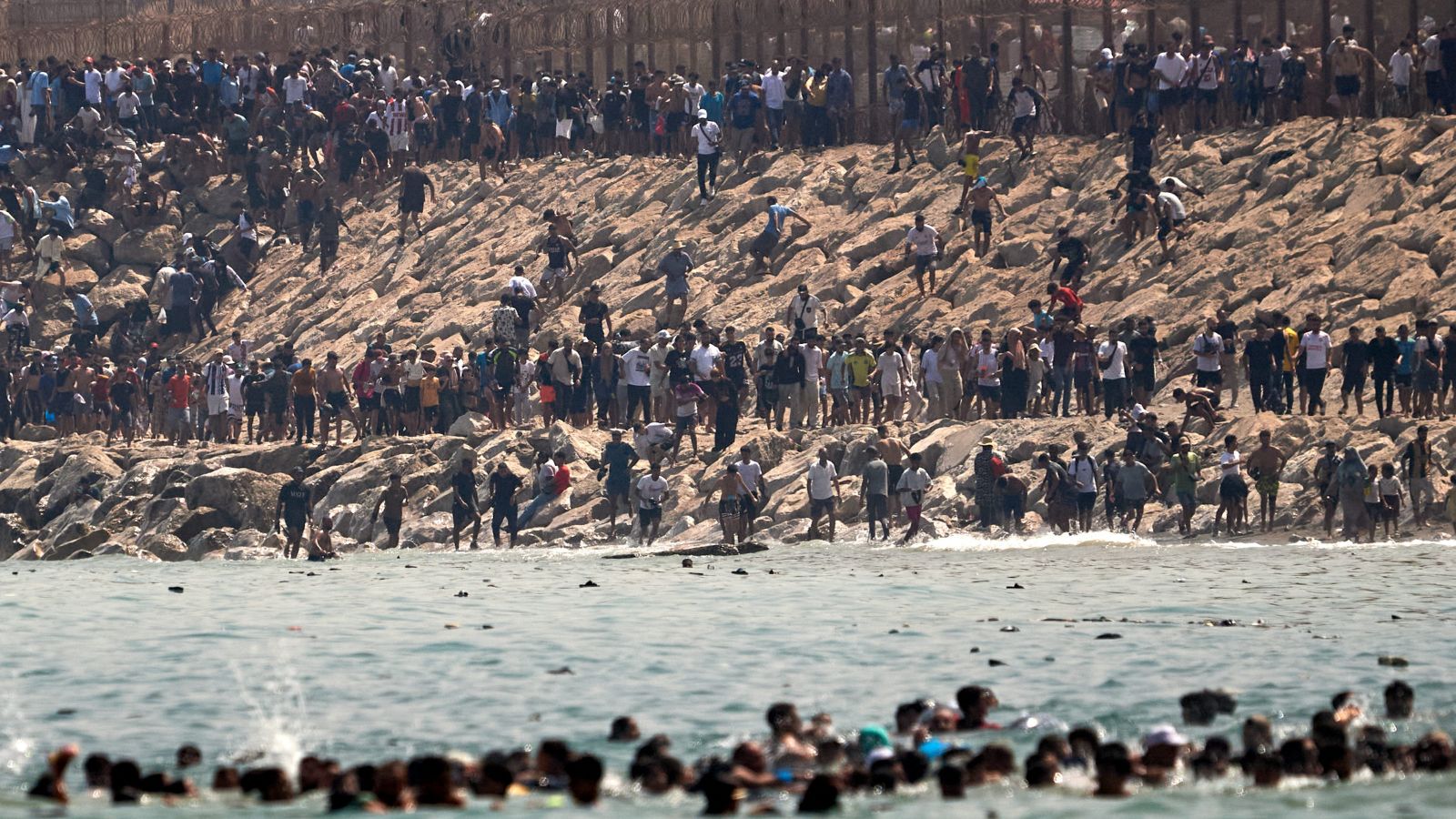 Spain deploys military as 49,000 migrants cross into Ceuta
