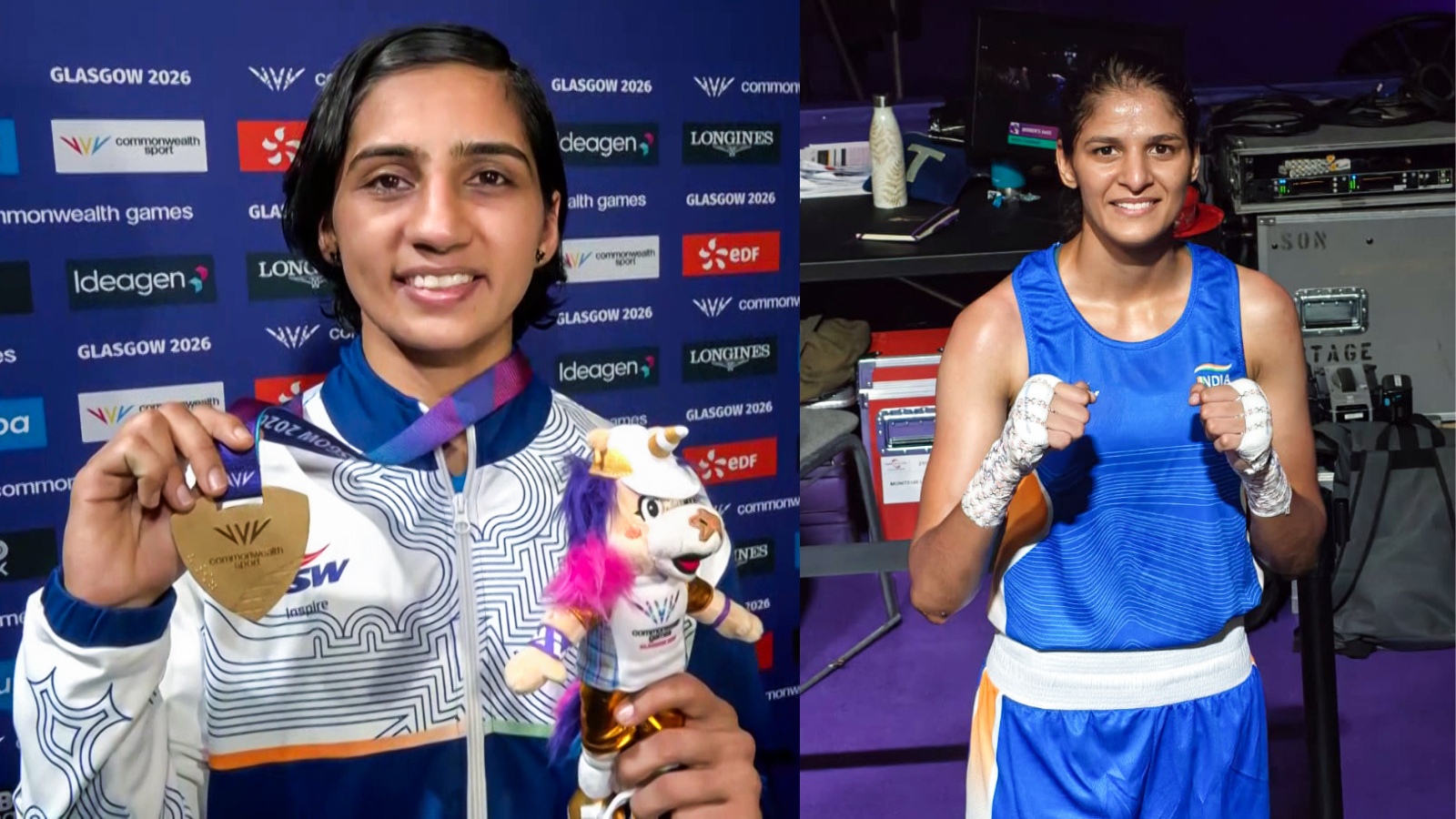 CWG 2026: Preeti Pawar, Jaismine Lamboria wins India's first gold in women's boxing