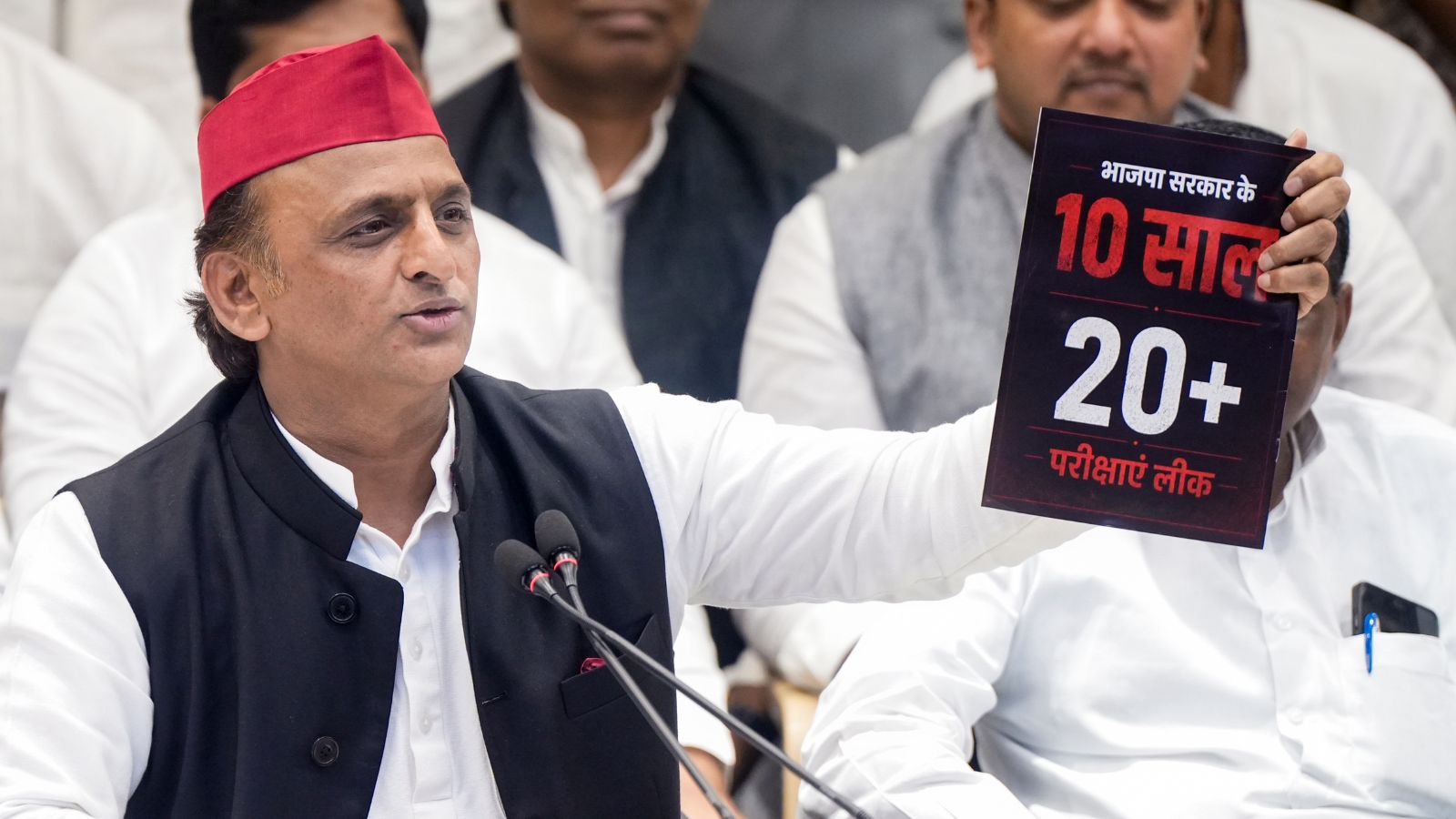 Over 26,000 government primary schools in UP have been closed since BJP came to power, claims Akhilesh Yadav