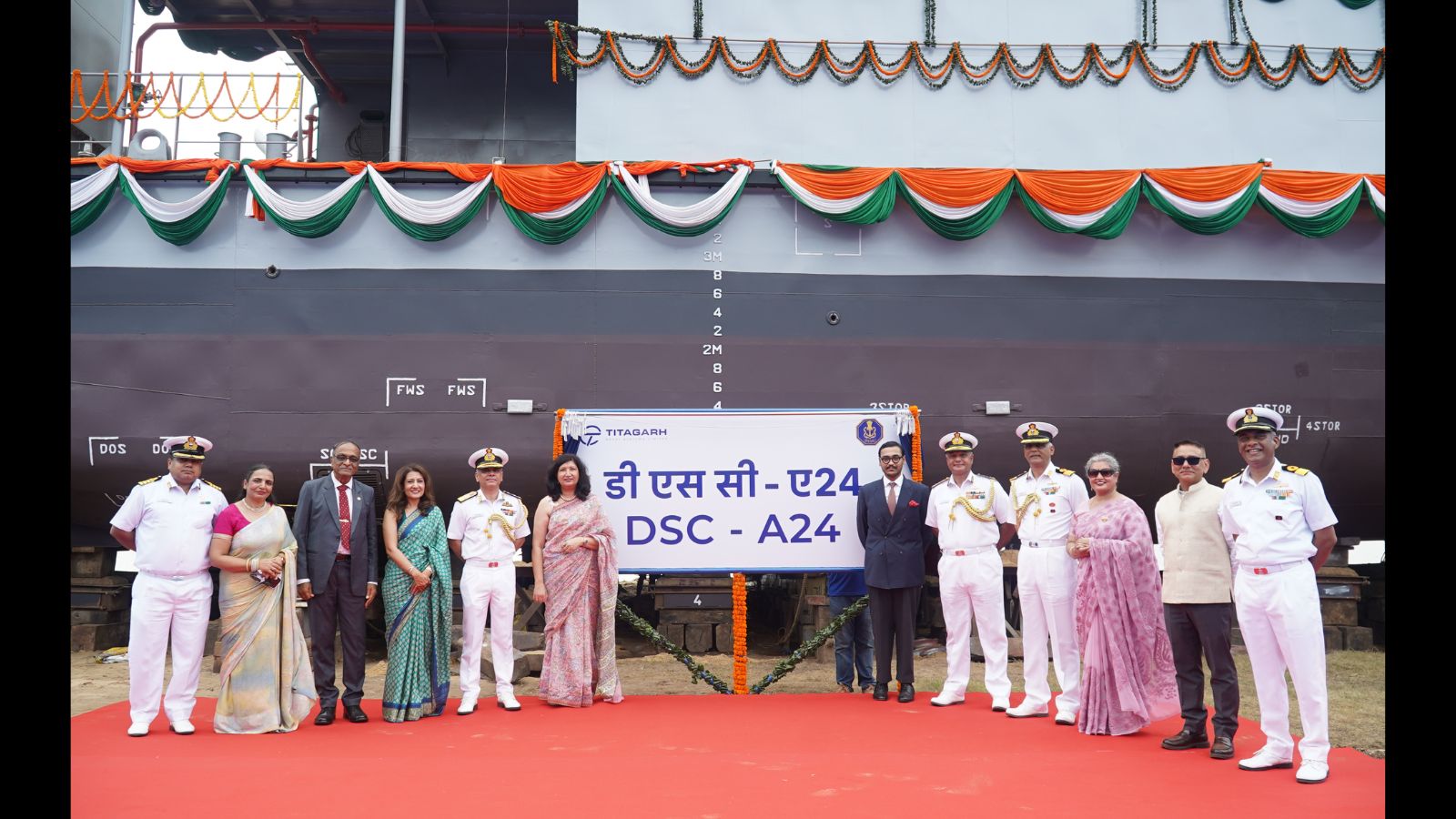 Indian Navy launches fifth Diving Support Craft under Make in India initiative