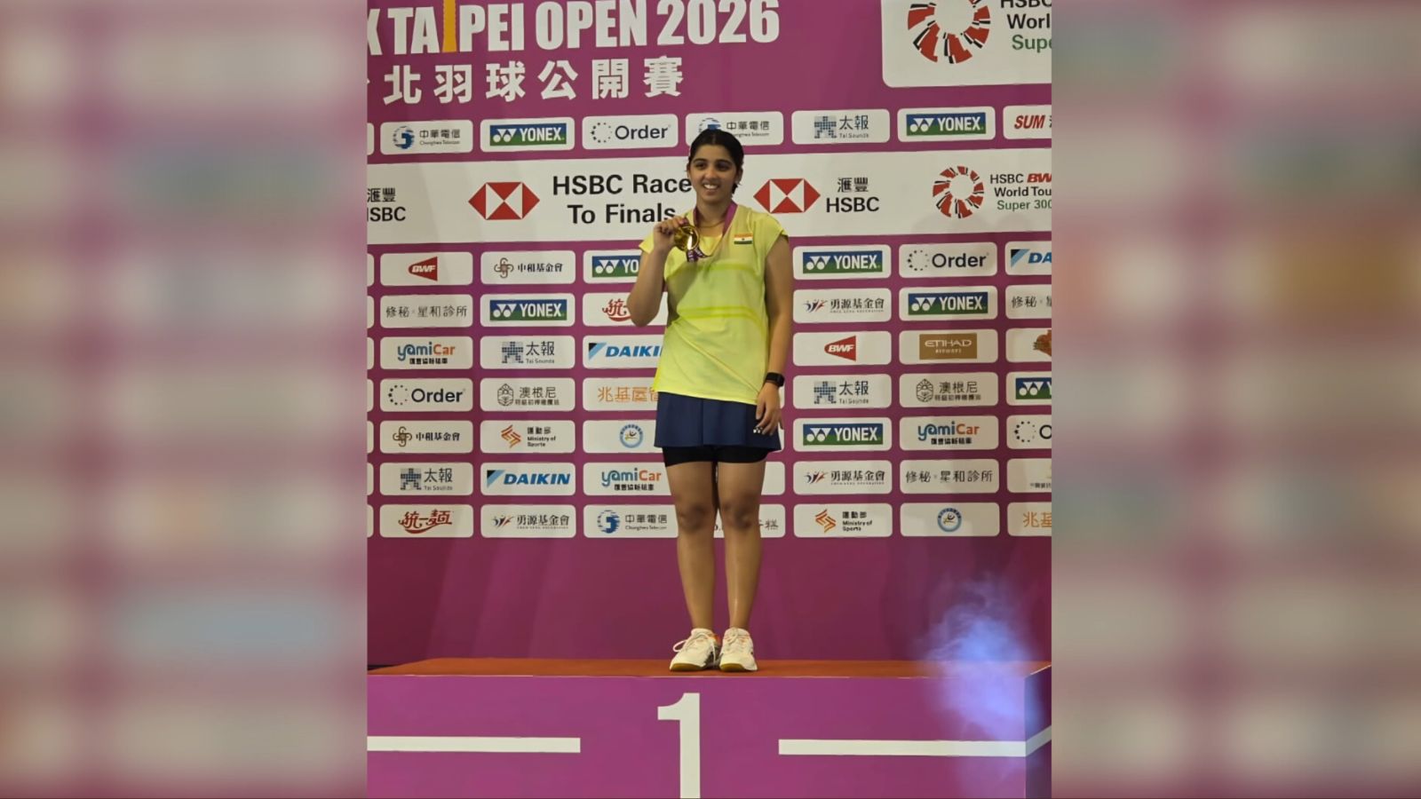 Tanvi Sharma wins maiden BWF Super 300 title at Taipei Open