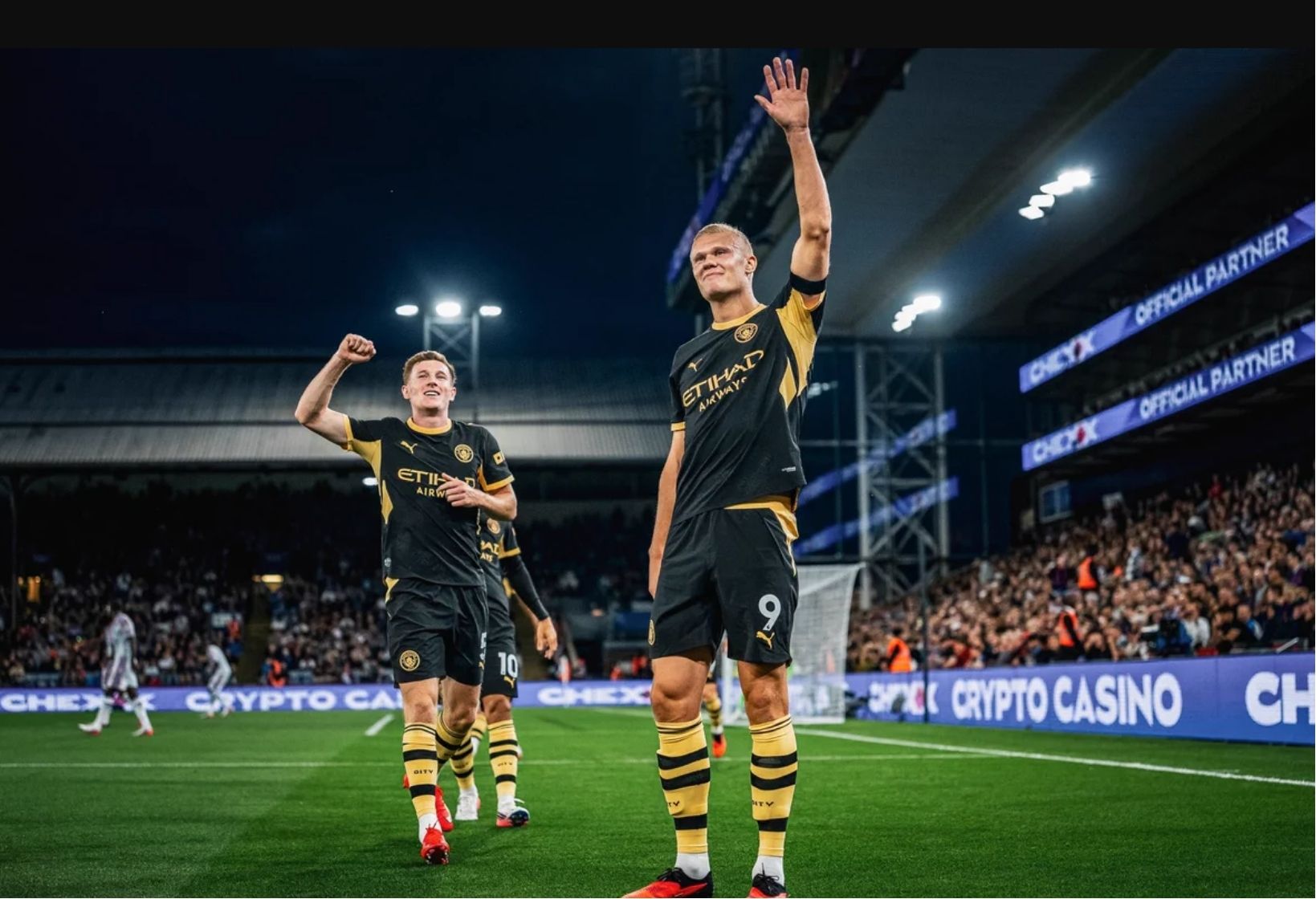 Haaland, Cherki doubles power Man City to 4-1 Premier League win over Palace