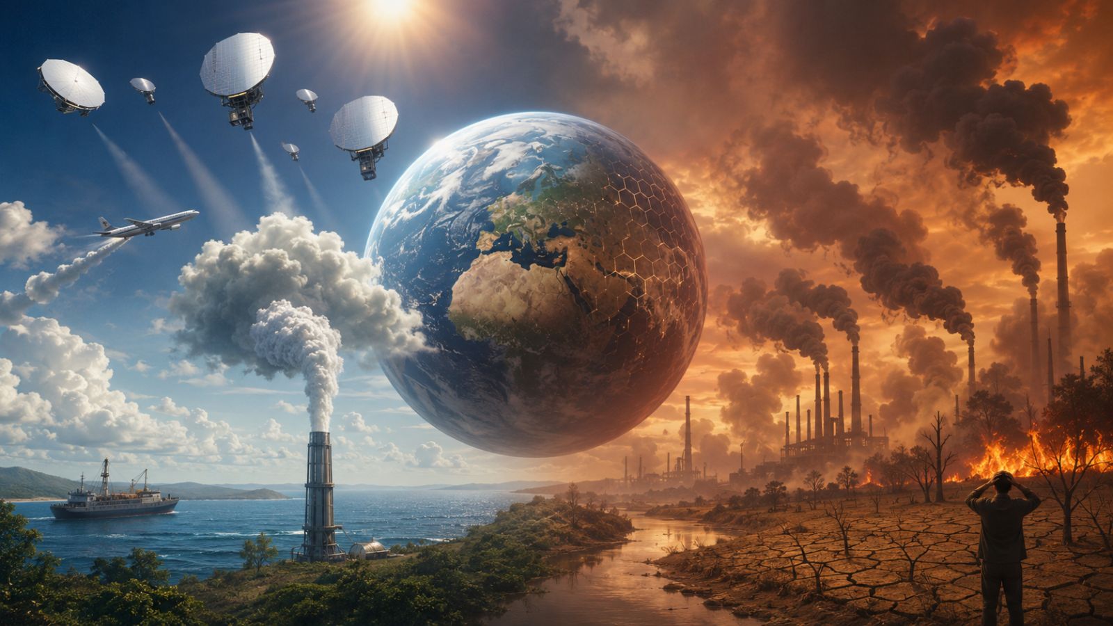Solar geoengineering moves closer to climate policy debate as warming accelerates