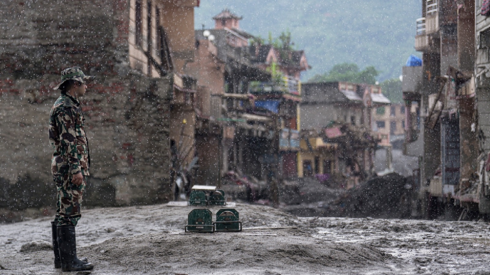 Nepal floods disrupt China trade route; threatens festival supplies and raise costs
