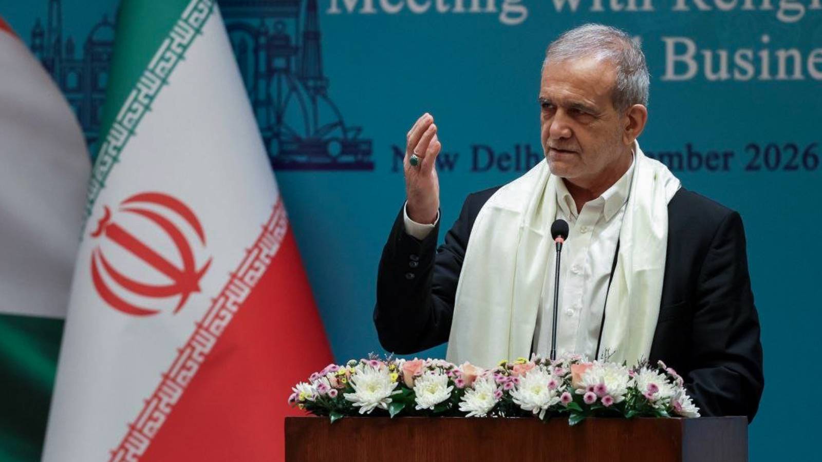 Iranian President Pezeshkian blames US for the the collapse of ceasefire