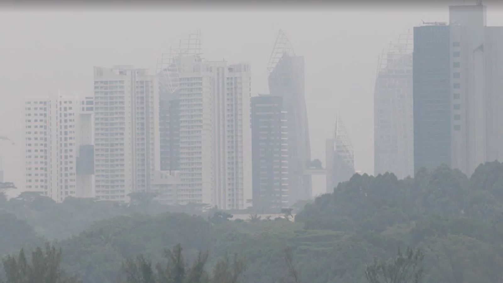 Singapore air quality plunges to 'unhealthy' levels as wildfire haze blankets city-state