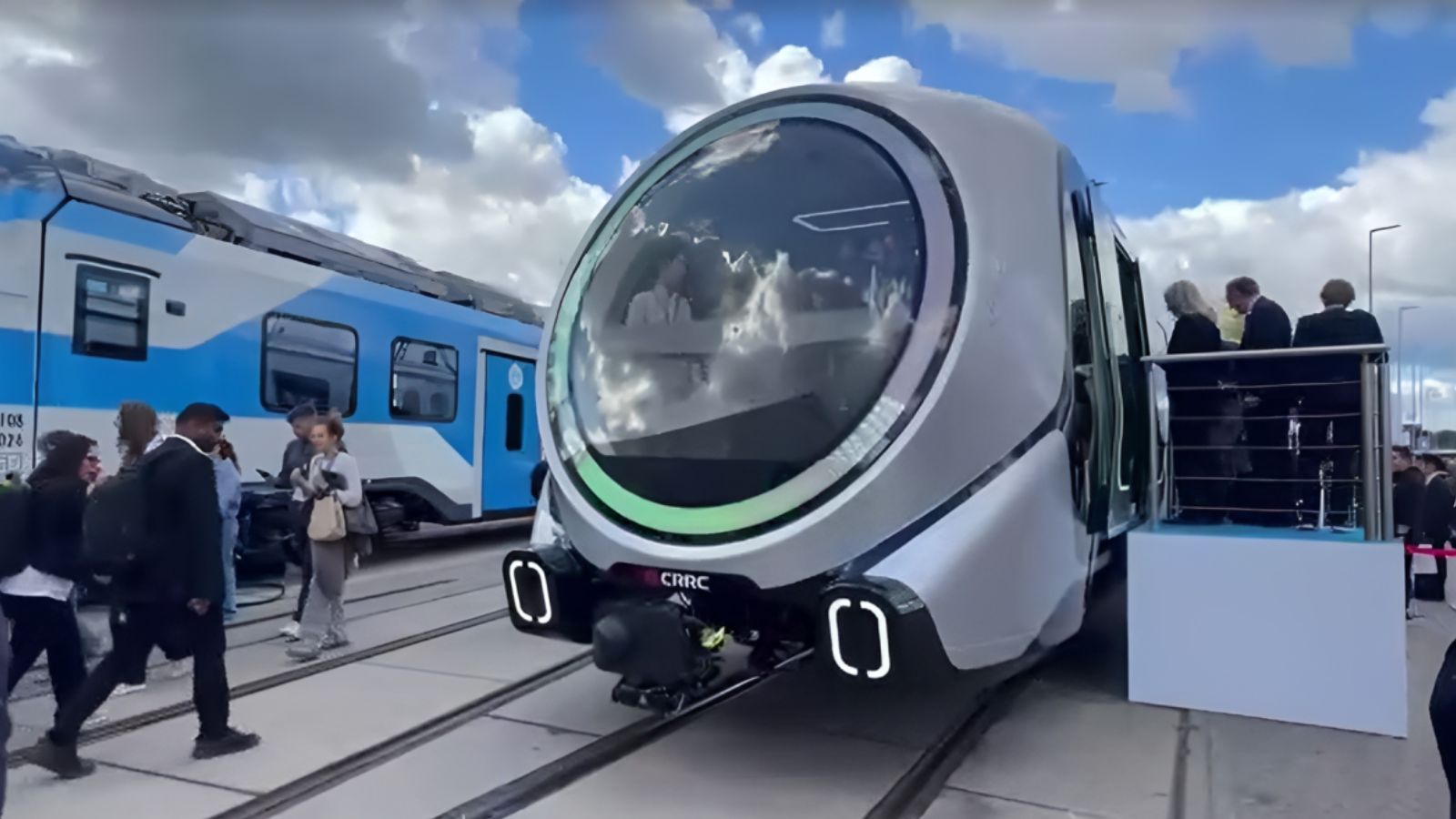 China’s CRRC unveils embodied intelligence metro train in Berlin