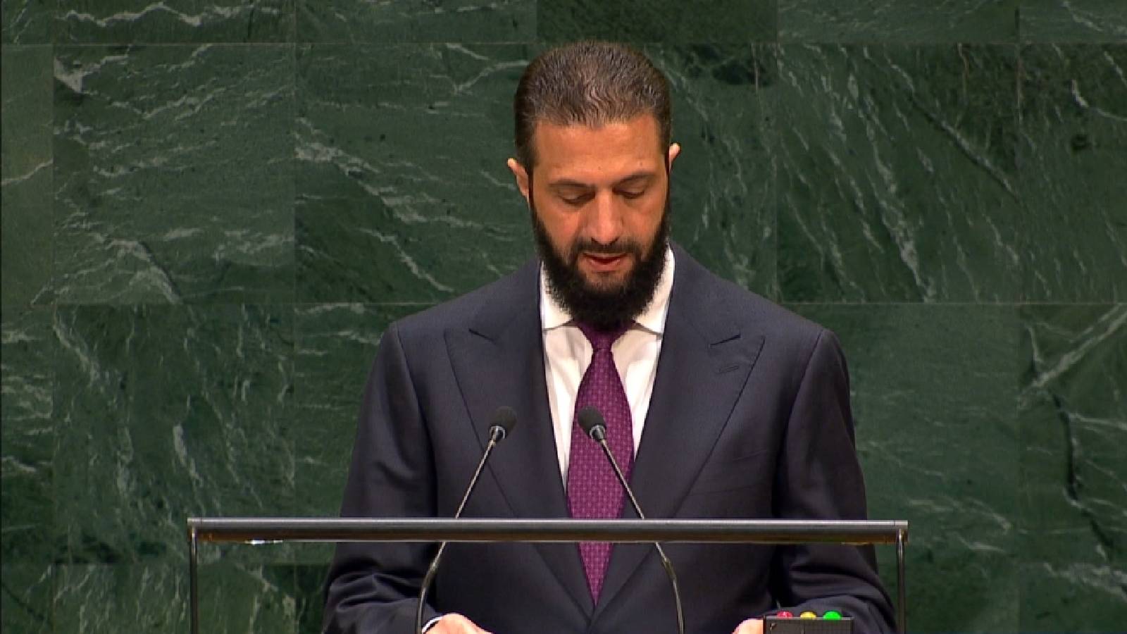 Al-Sharaa calls for Israeli withdrawal, vows to rebuild Syria at UNGA