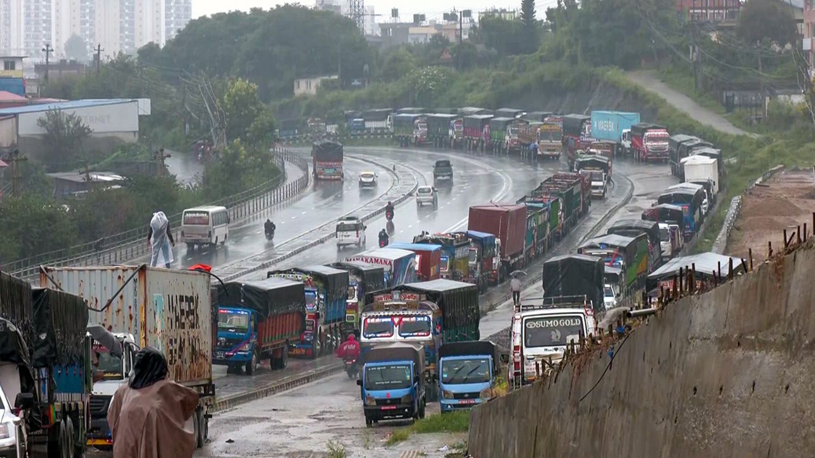Nepal on red alert as heavy rain raises flood and landslide threat