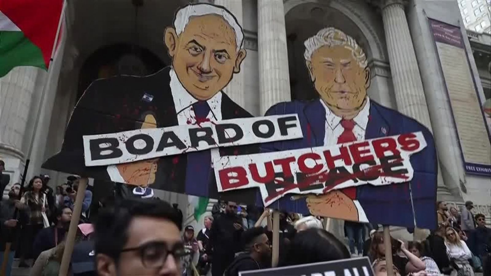 New York protest: Actor Susan Sarandon among those arrested over Palestinian support