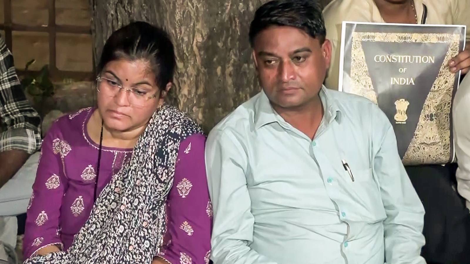 IIT Bombay case: Sahil Wakode's father stages protest at Mumbai's Azad Maidan