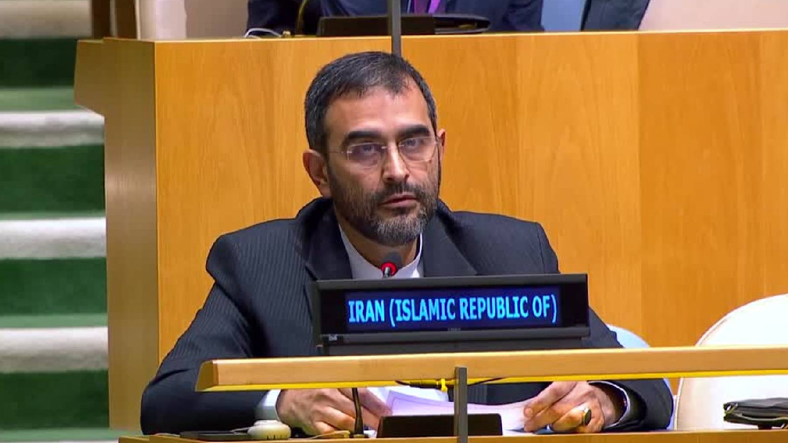 Iran defends strikes on US at UN, warns regional countries of ‘devastating response’