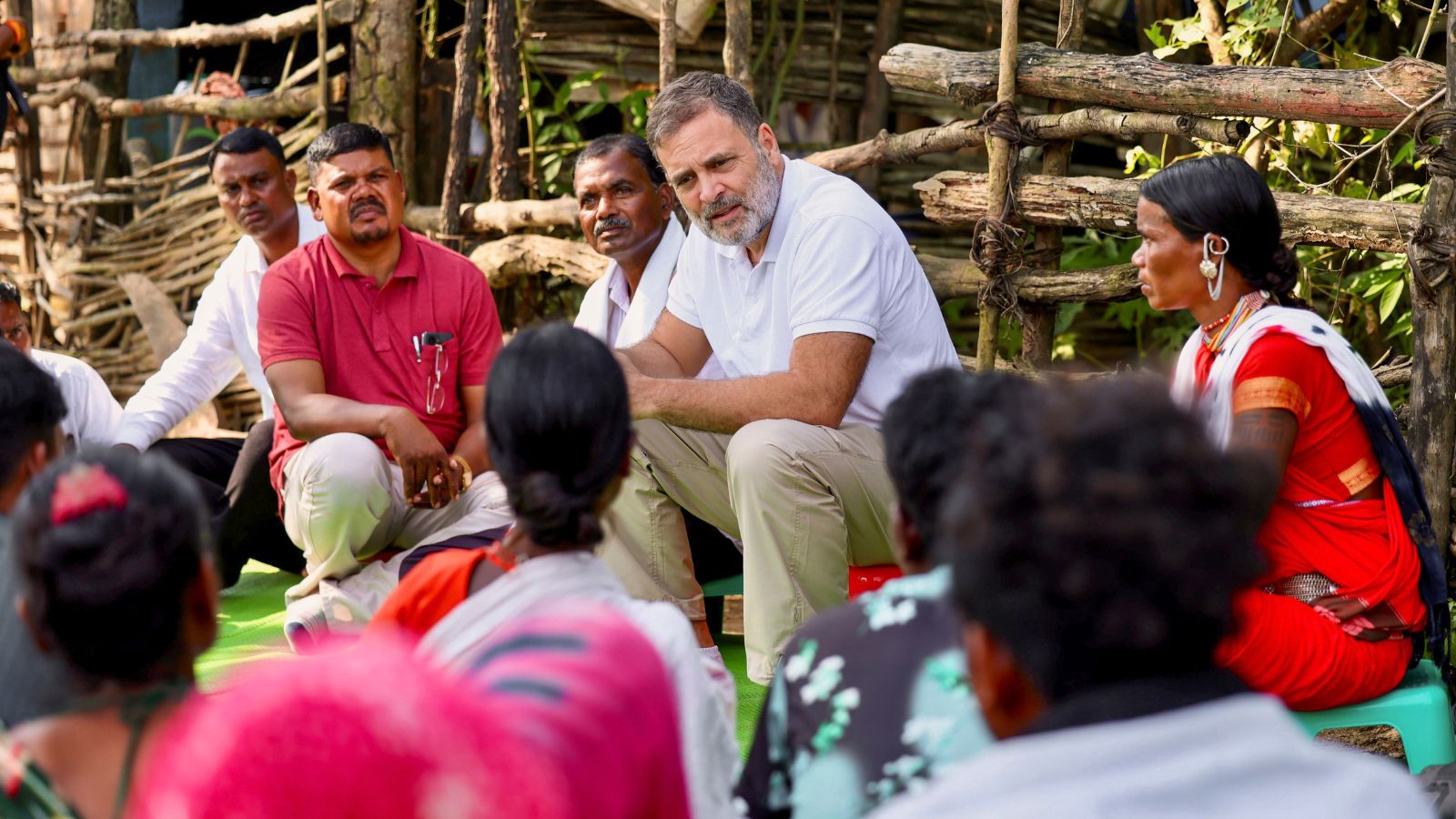 Rahul Gandhi meets families who lost children in Madhya Pradesh ’s tribal region, raises healthcare concerns