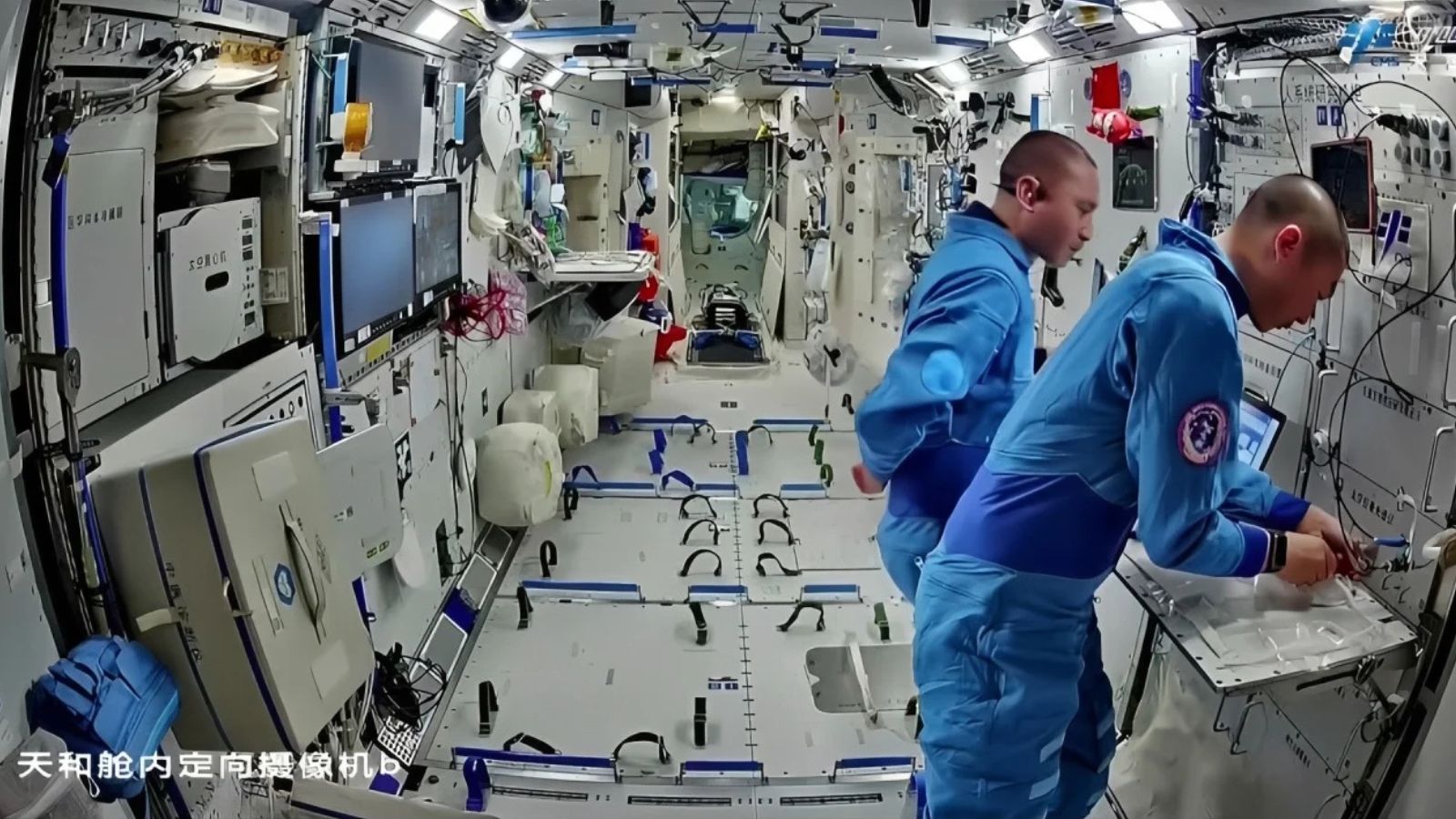 China’s Shenzhou-23 crew conducts science and health checks