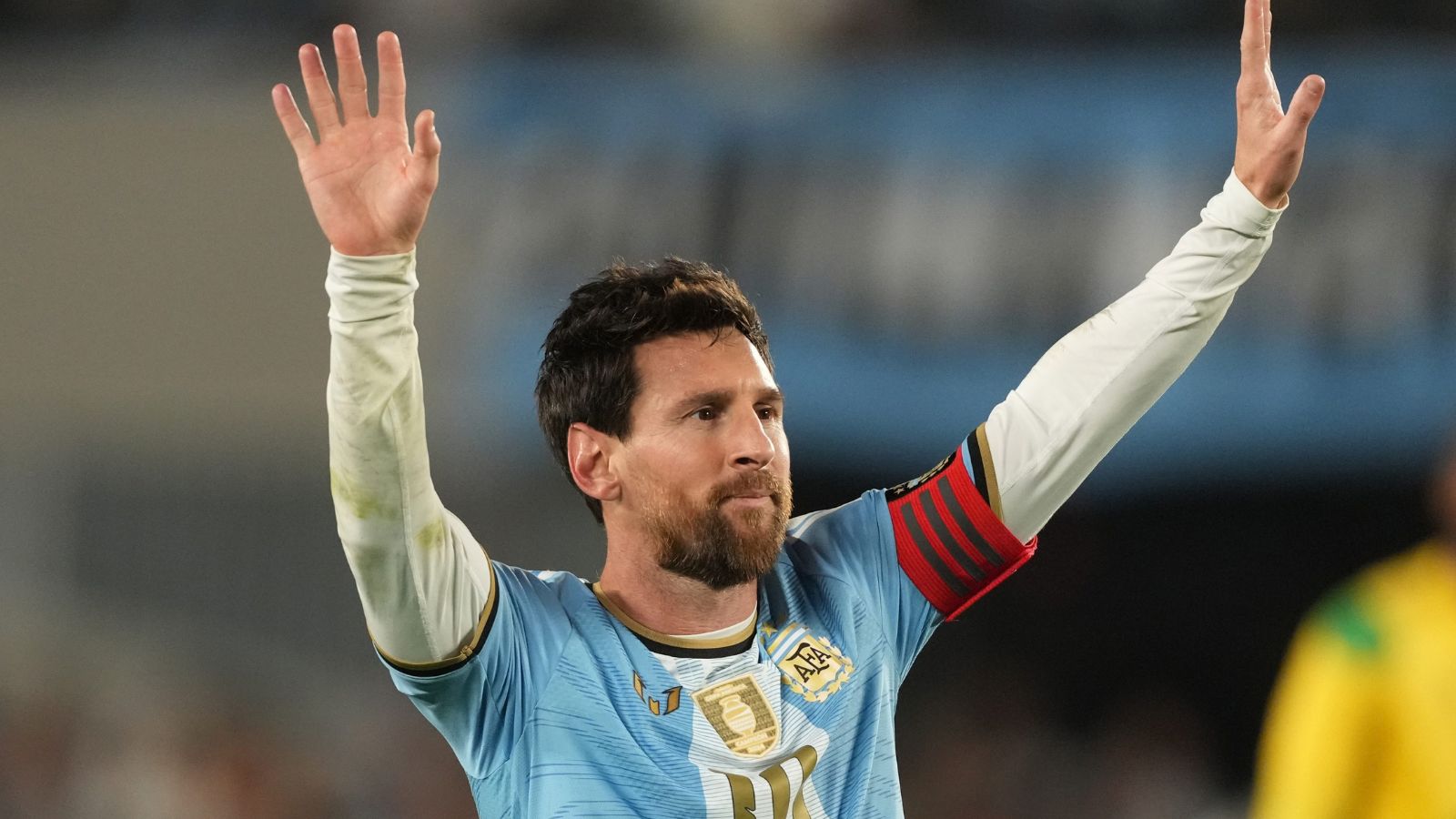 Messi scores in final Argentina match, bids a tearful farewell to 21-year international career