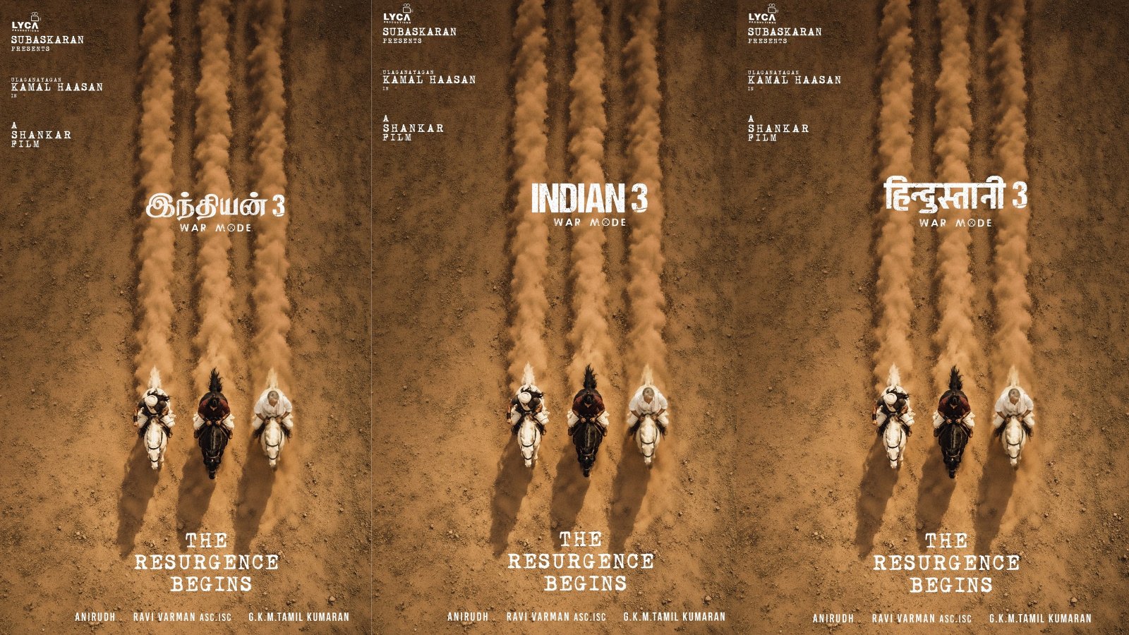 ‘The resurgence begins’: Shankar unveils first-look posters for Kamal Haasan-starrer 'Indian 3'