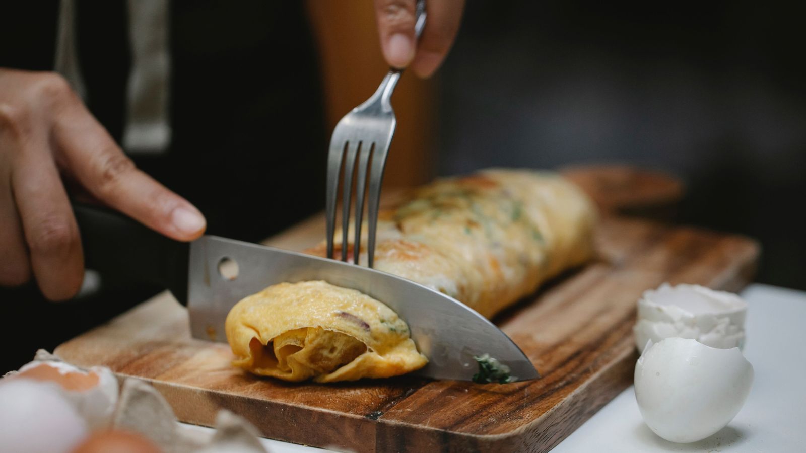 Egg roll. Photo: Pexels/Klaus Nielsen