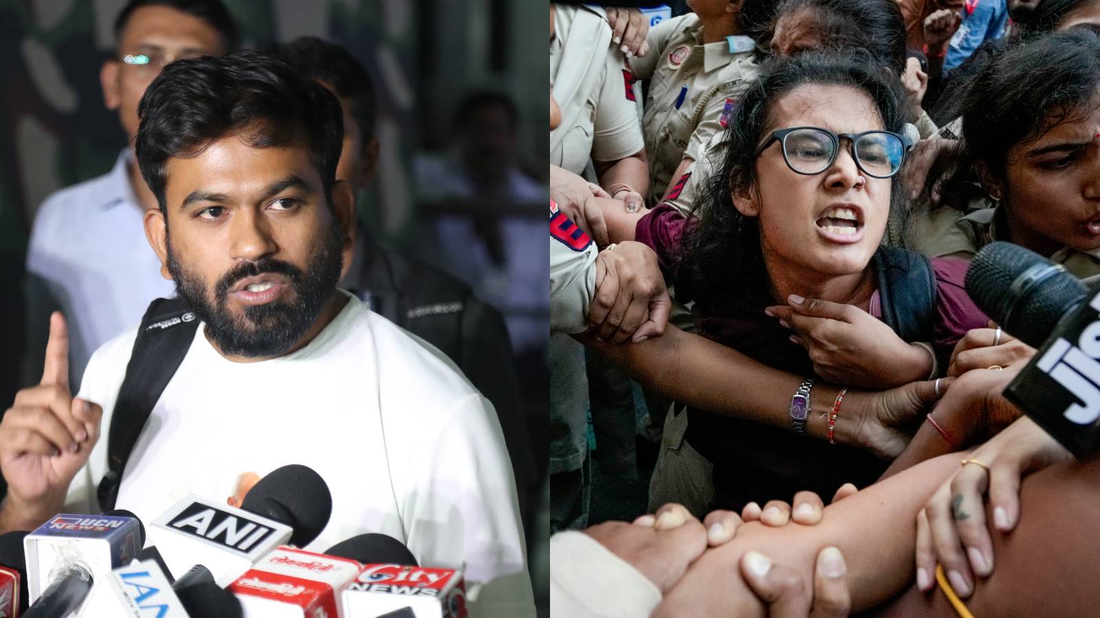 Abhijeet Dipke, Neha Bora detained en route to ‘Lehra Do Tiranga’ protest