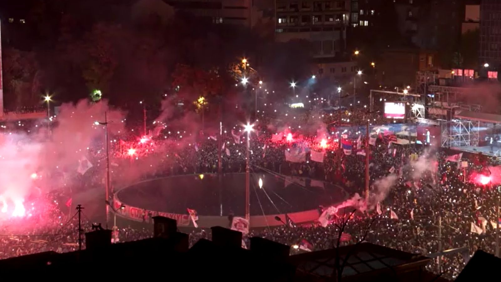 Serbia’s student movement rallies tens of thousands ahead of election challenge to Vucic
