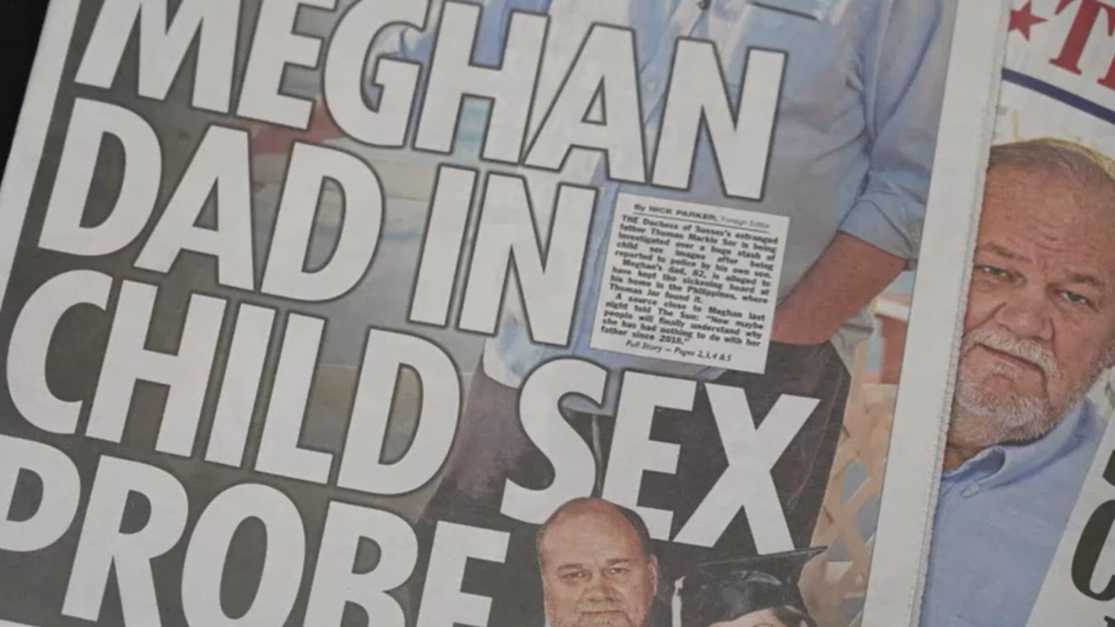 Philippines investigates Meghan Markle’s father over alleged child abuse images