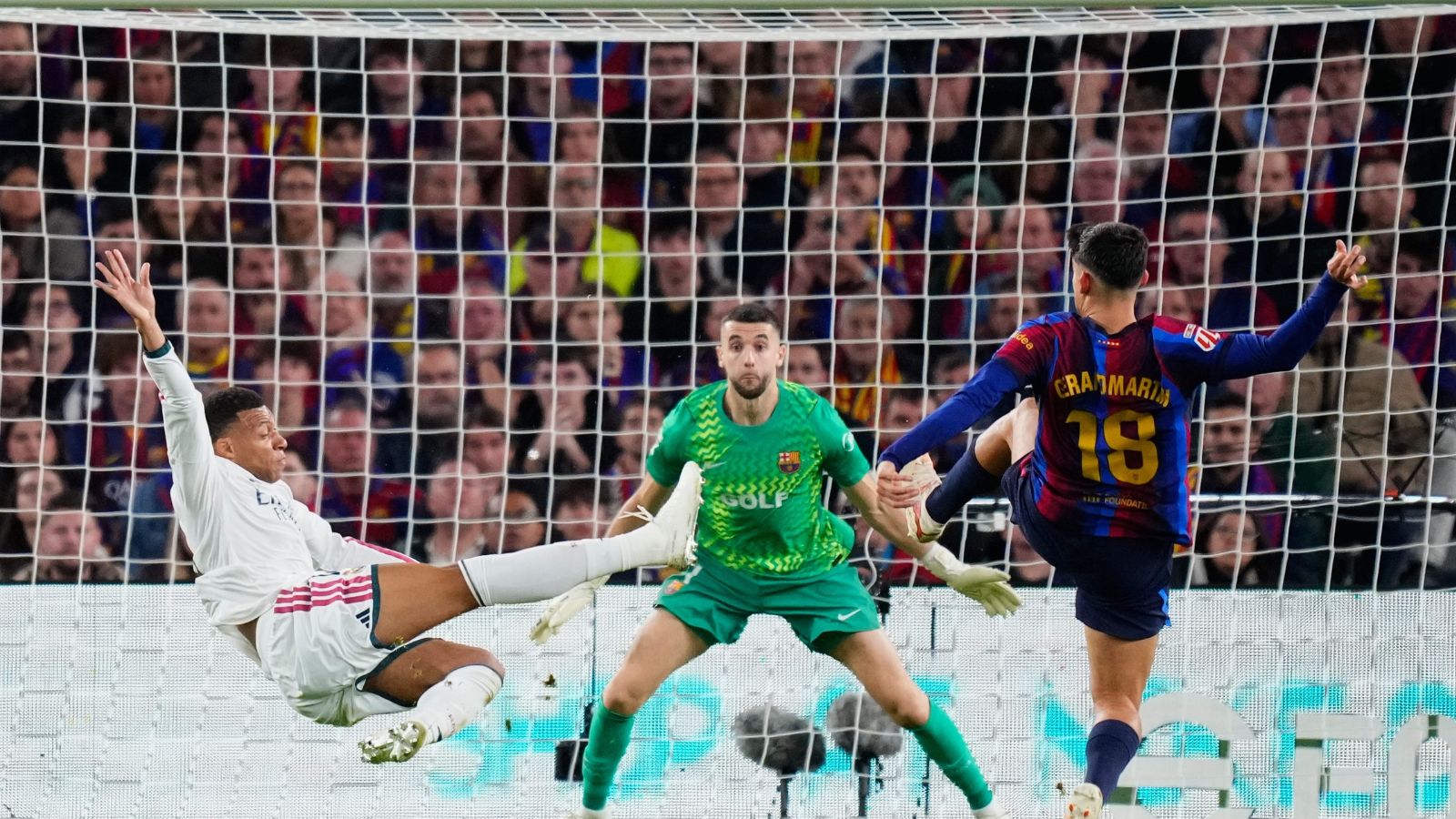 El Clasico: Mbappe brace fires Real Madrid to 2-1 win over Barcelona