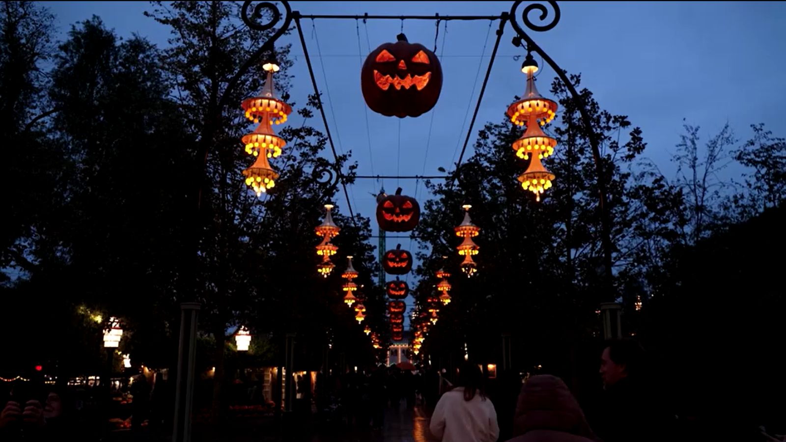 Copenhagen's Tivoli Gardens welcomes visitors with Halloween display