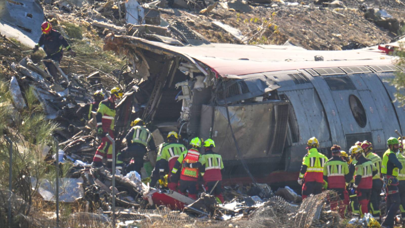 Spain train crash kills 69; families search for missing loved ones as rescue efforts continue