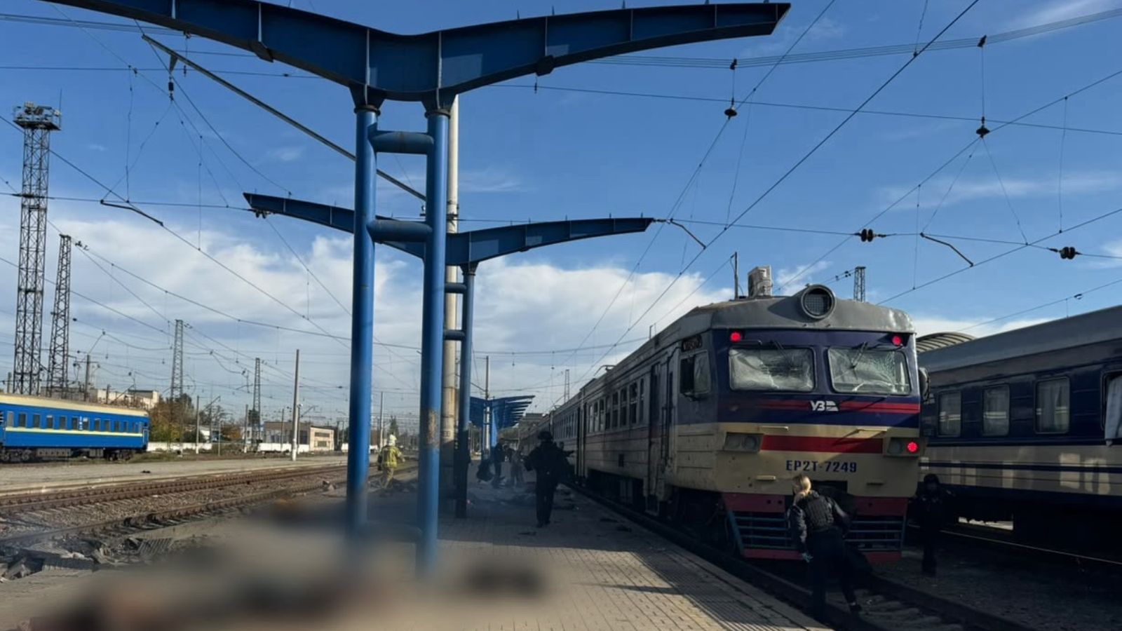 Russian drone strike on Ukraine railway station kills 13, injures 10