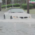 Long Island residents brace for more flooding as powerful storm hits US East Coast