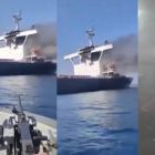 Two ships sink near Strait of Hormuz as Hegseth faces anti-war protests