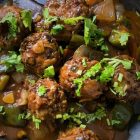 Indo- Chinese Veg Balls with leftover vegetables