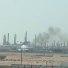 Plume of fire seen near Saudi Aramco facility, witness says