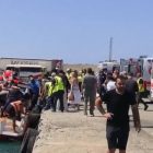 Ferry capsizes off Northern Cyprus; at least seven dead