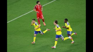 Sweden gets 2 goals from Yasin Ayari and pounds Tunisia 5-1