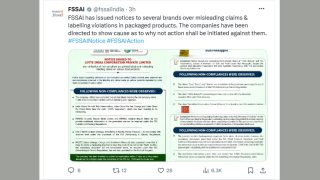 FSSAI issues notices to Lotte India, Ferns N Petals, Kubera Foods over misleading claims