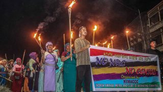 'No NRC, no census': Protesters clash with police in Manipur
