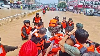 Nearly 600,000 evacuated as torrential rain hits eastern China
