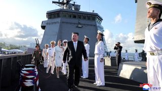 Kim Jong Un commissions North Korea's second naval destroyer, calls for stronger nuclear deterrent