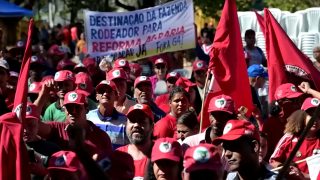 Brazil farmers rally in Belo Horizonte for agrarian reform