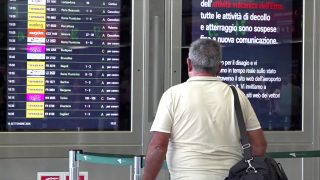 Flights remain suspended at Italy’s Catania airport due to ash from Mount Etna