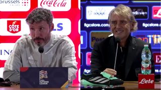 Italy's Mancini, Belgium's Van Bommel face challenges ahead of UEFA Nations League