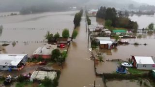 Heavy rains trigger flooding, river overflows in southern Chile